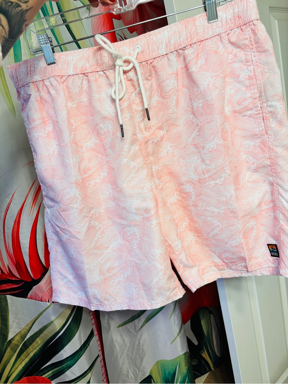 Micros brand Men's Pink Board Shorts Size XL